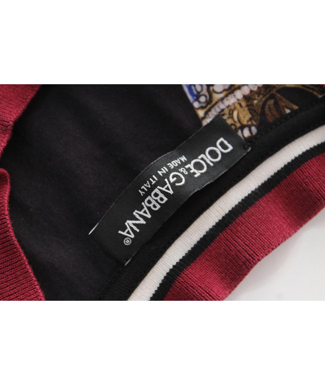 DOLCE&GABBANA Черная хлопковая футболка, фото 5