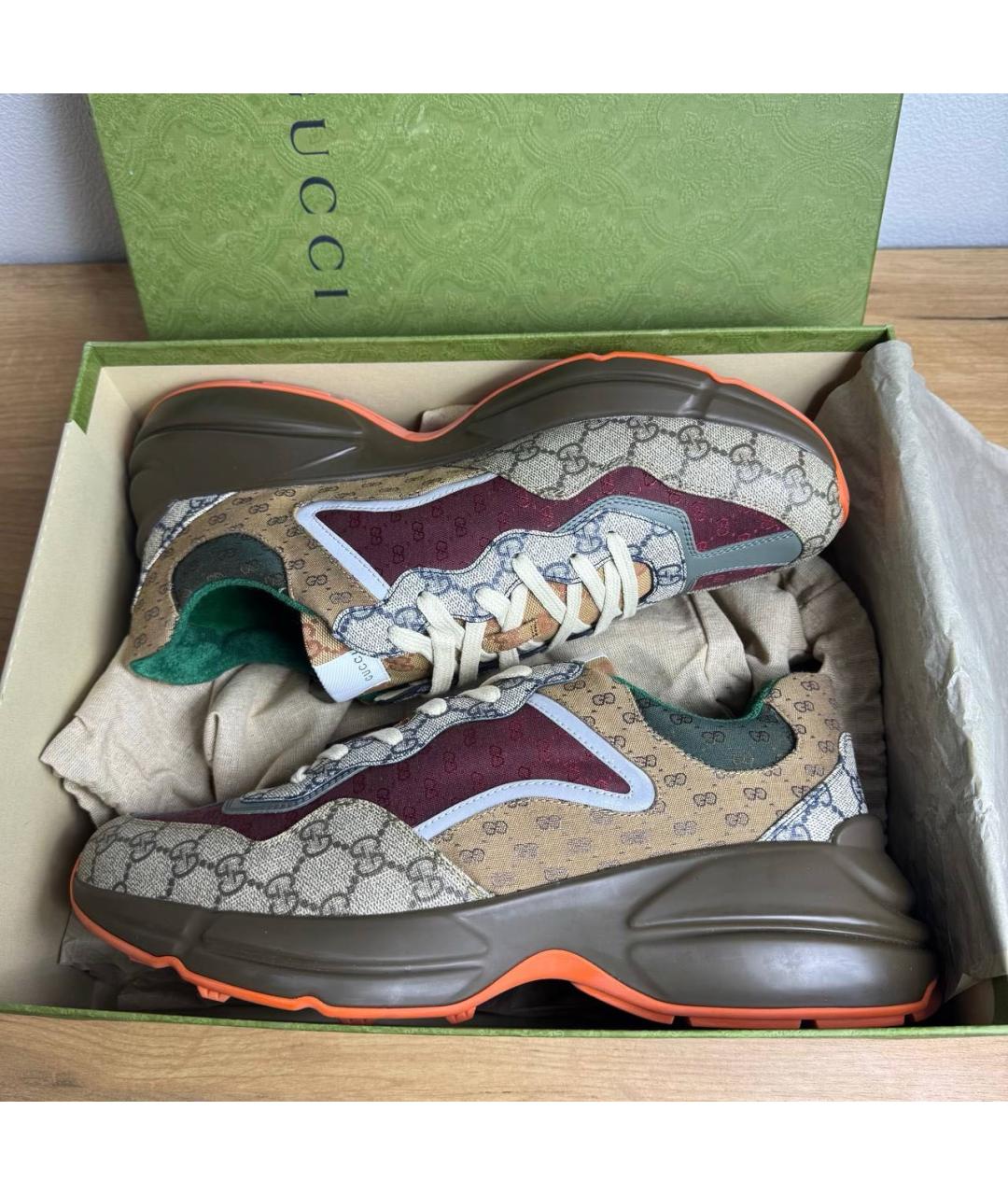 GUCCI Низкие кроссовки / кеды, фото 9