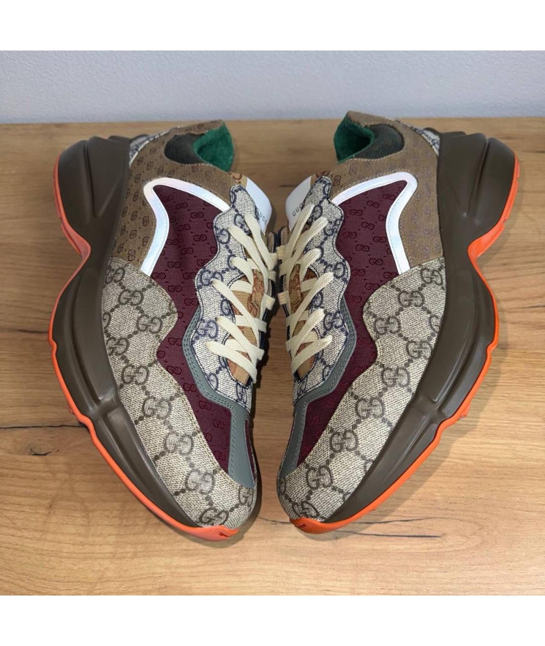 GUCCI Низкие кроссовки / кеды, фото 2