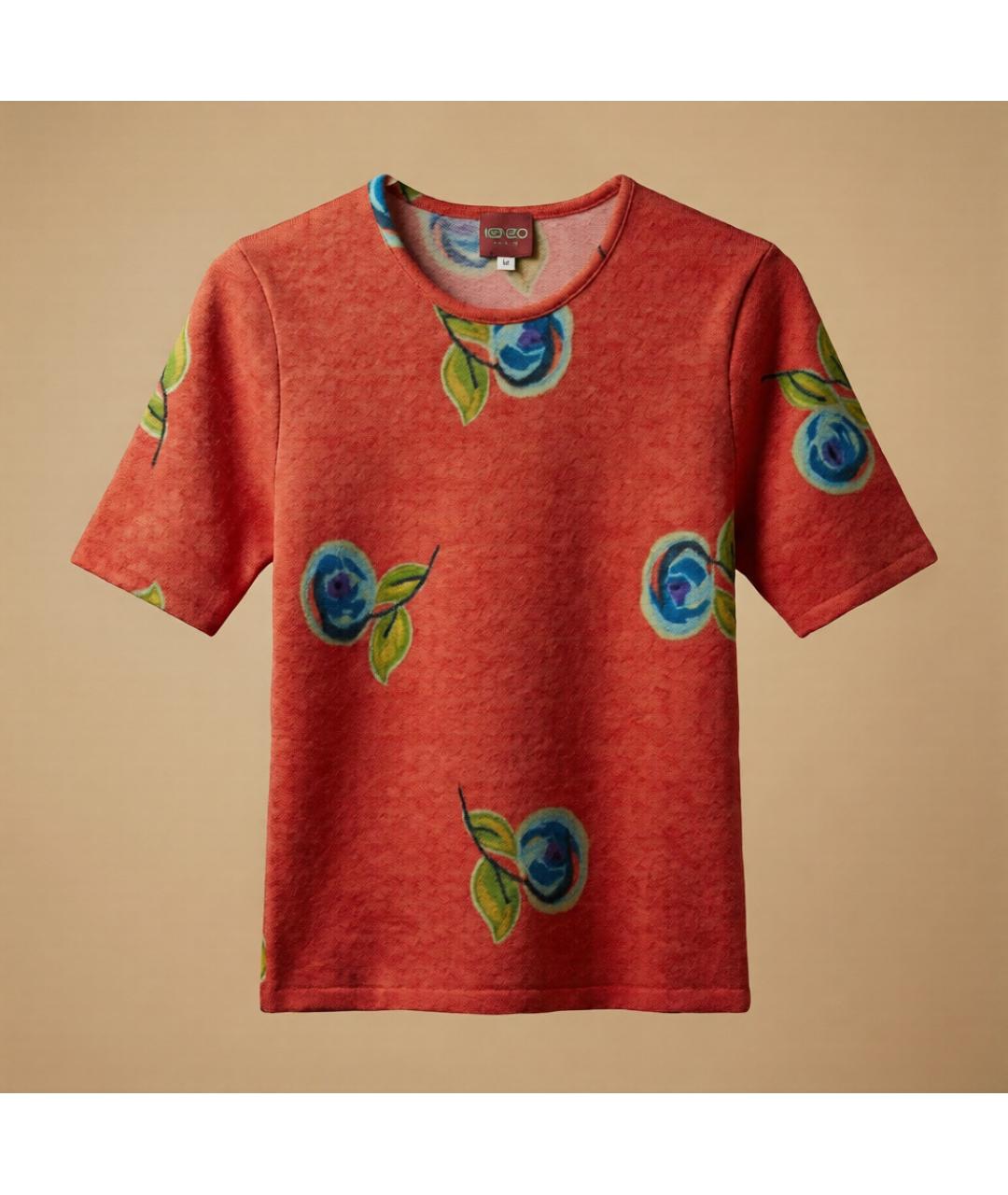 KENZO Красная шерстяная майка, фото 4