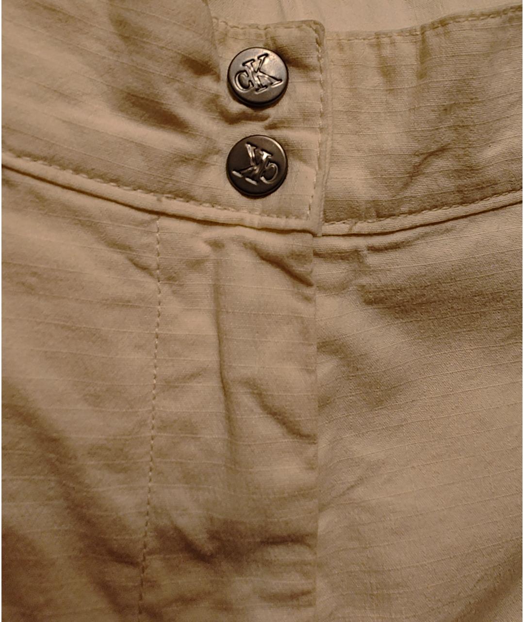 CALVIN KLEIN Хлопковые прямые джинсы, фото 3