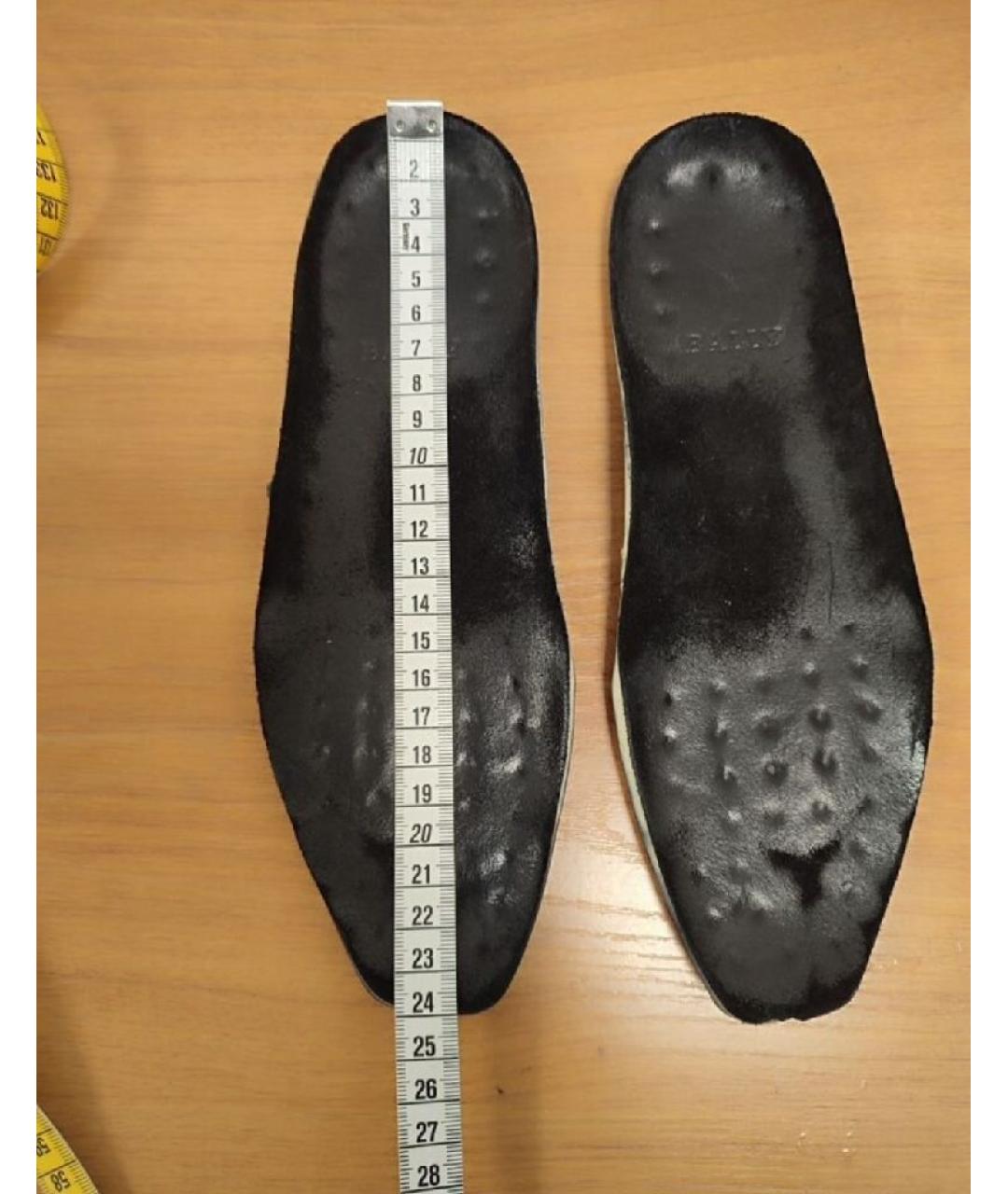 BALLY Черные замшевые мокасины, фото 7