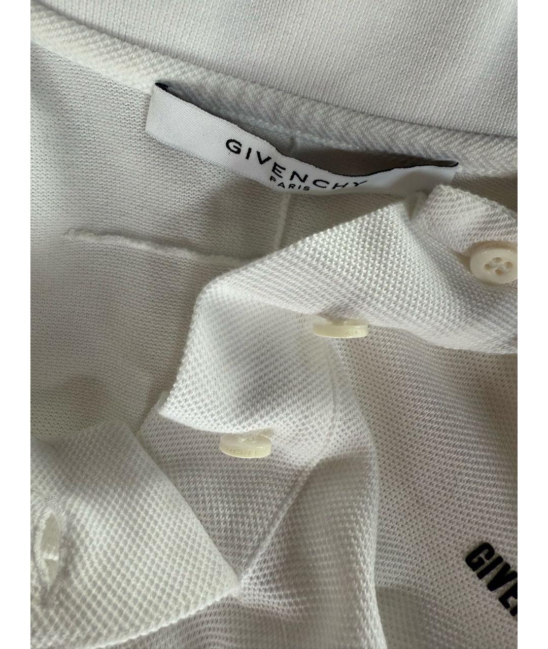 GIVENCHY Белое хлопковое повседневное платье, фото 5