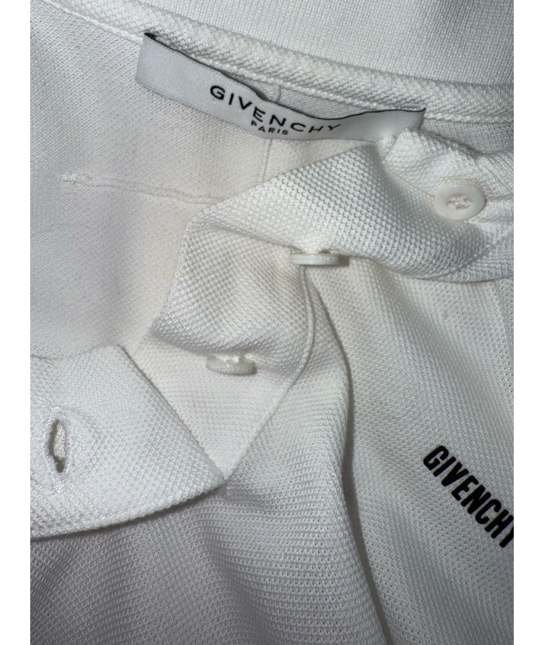 GIVENCHY Белое хлопковое повседневное платье, фото 3