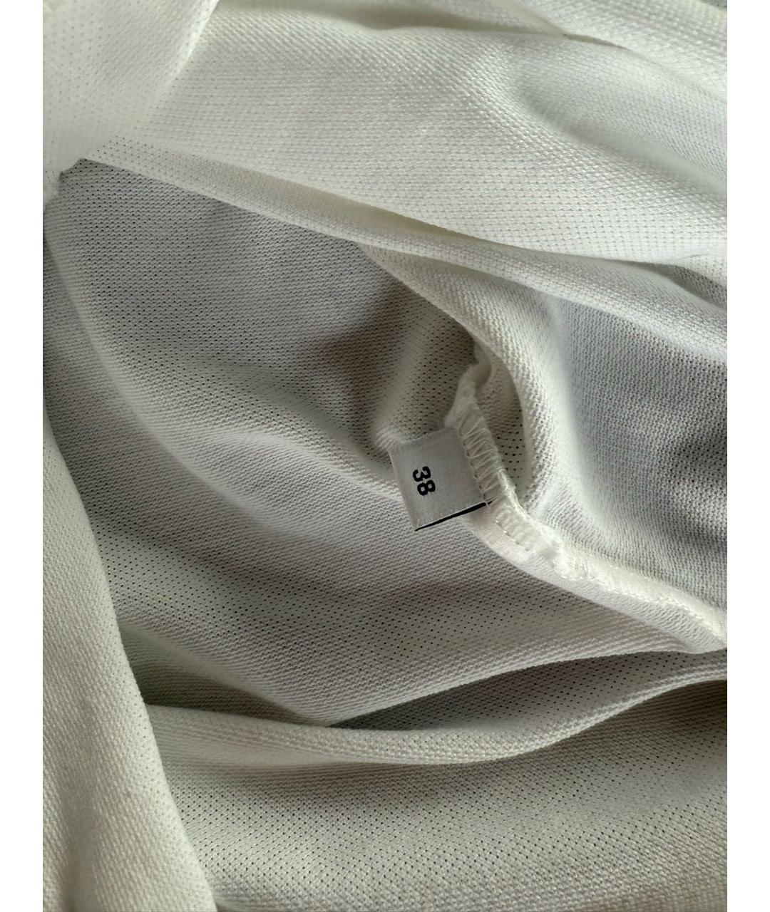 GIVENCHY Белое хлопковое повседневное платье, фото 4