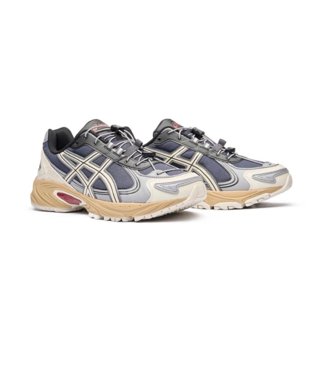 ASICS Бежевые текстильные низкие кроссовки / кеды, фото 2