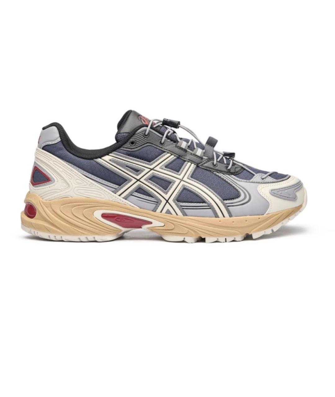 ASICS Бежевые текстильные низкие кроссовки / кеды, фото 5