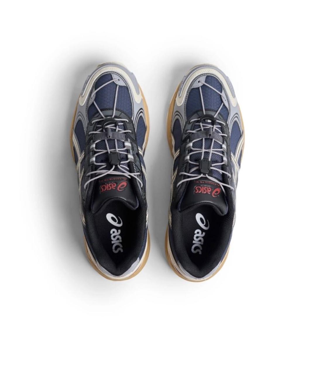 ASICS Бежевые текстильные низкие кроссовки / кеды, фото 3