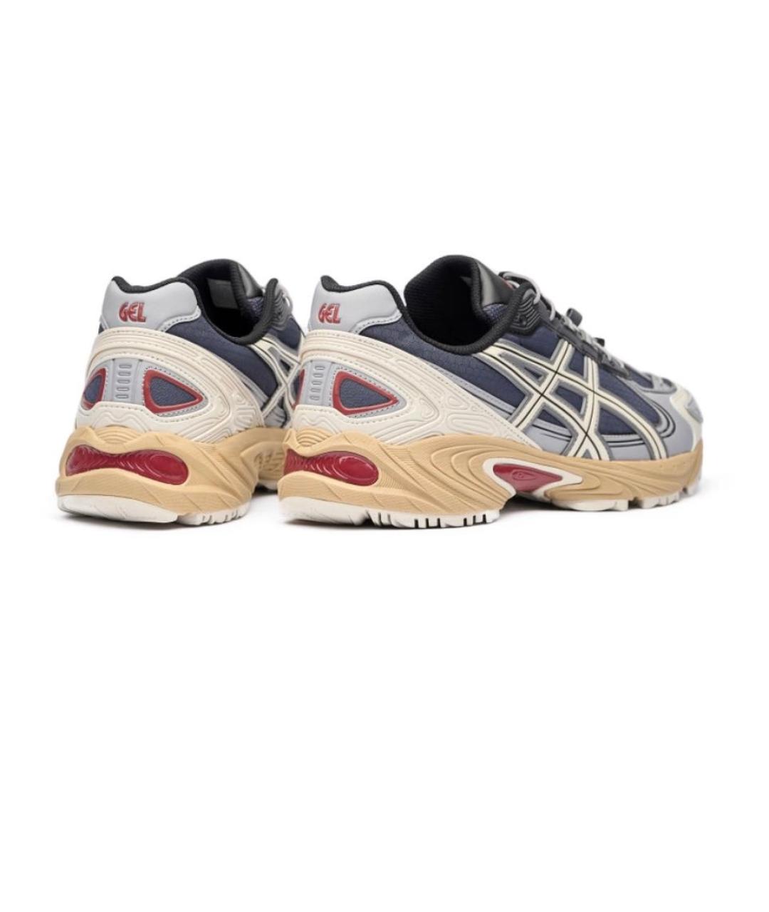 ASICS Бежевые текстильные низкие кроссовки / кеды, фото 4