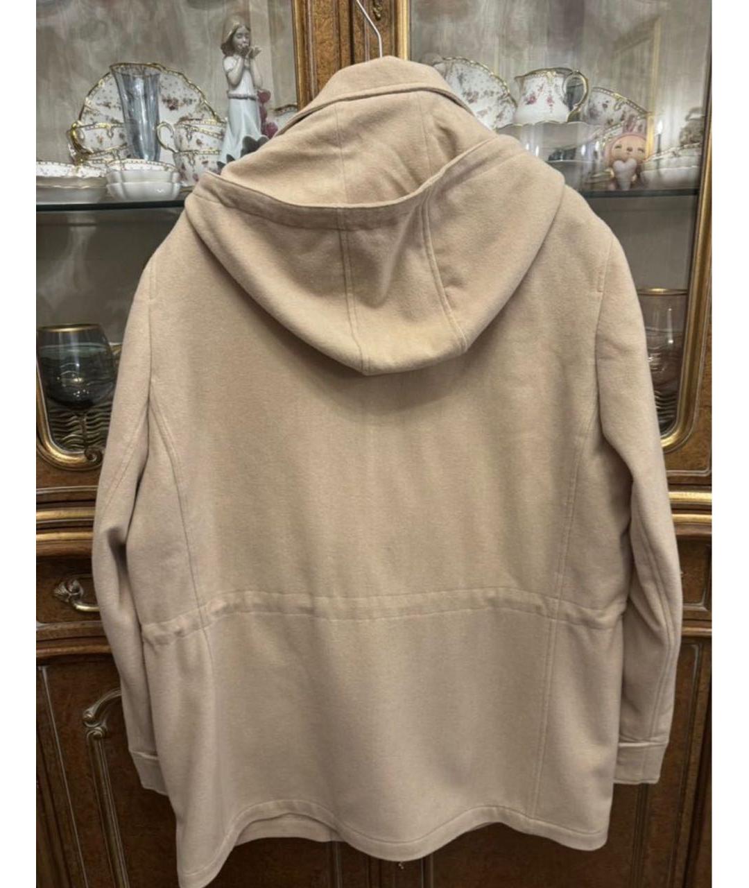 LORO PIANA Бежевая шерстяная парка, фото 2