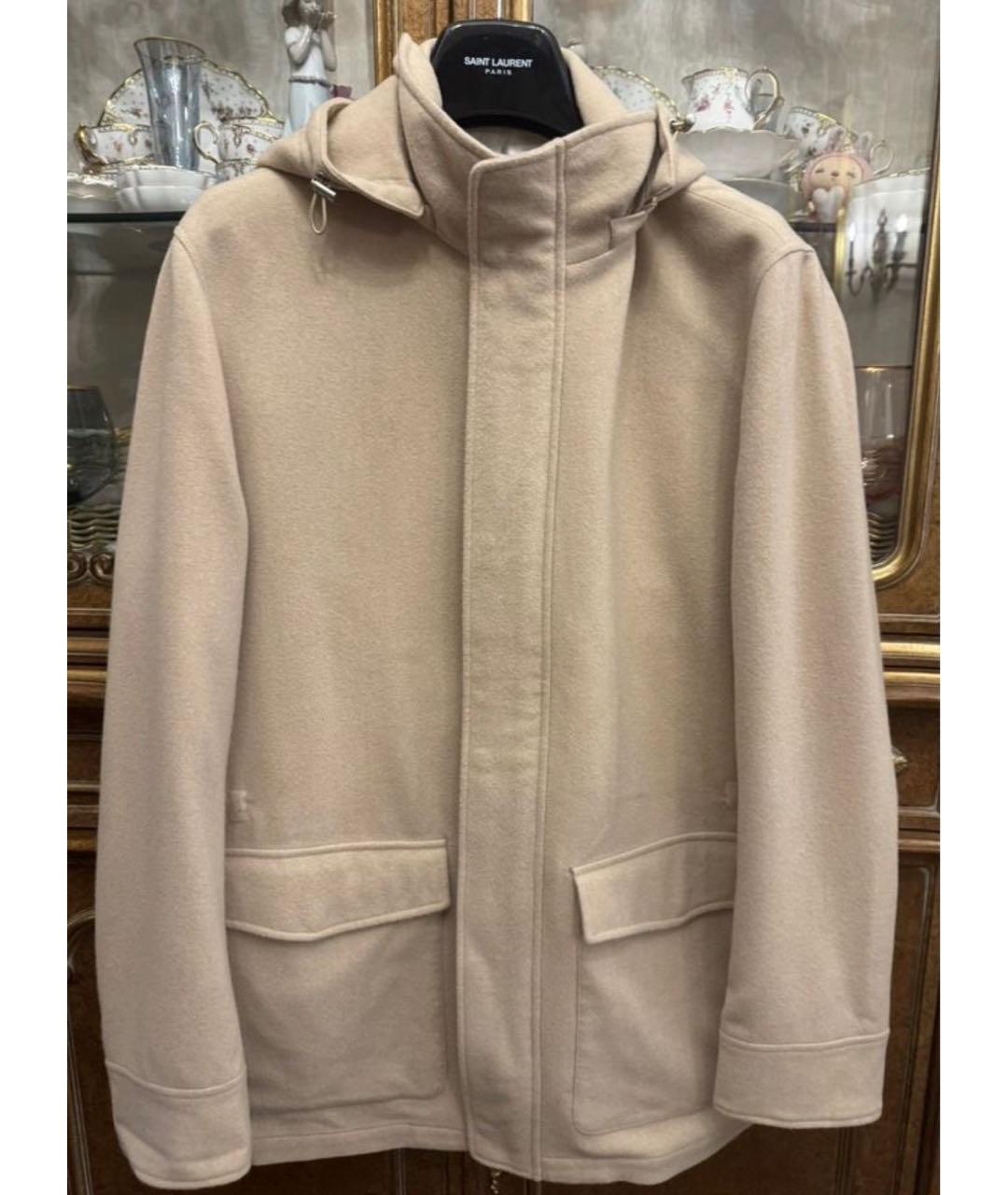 LORO PIANA Бежевая шерстяная парка, фото 6