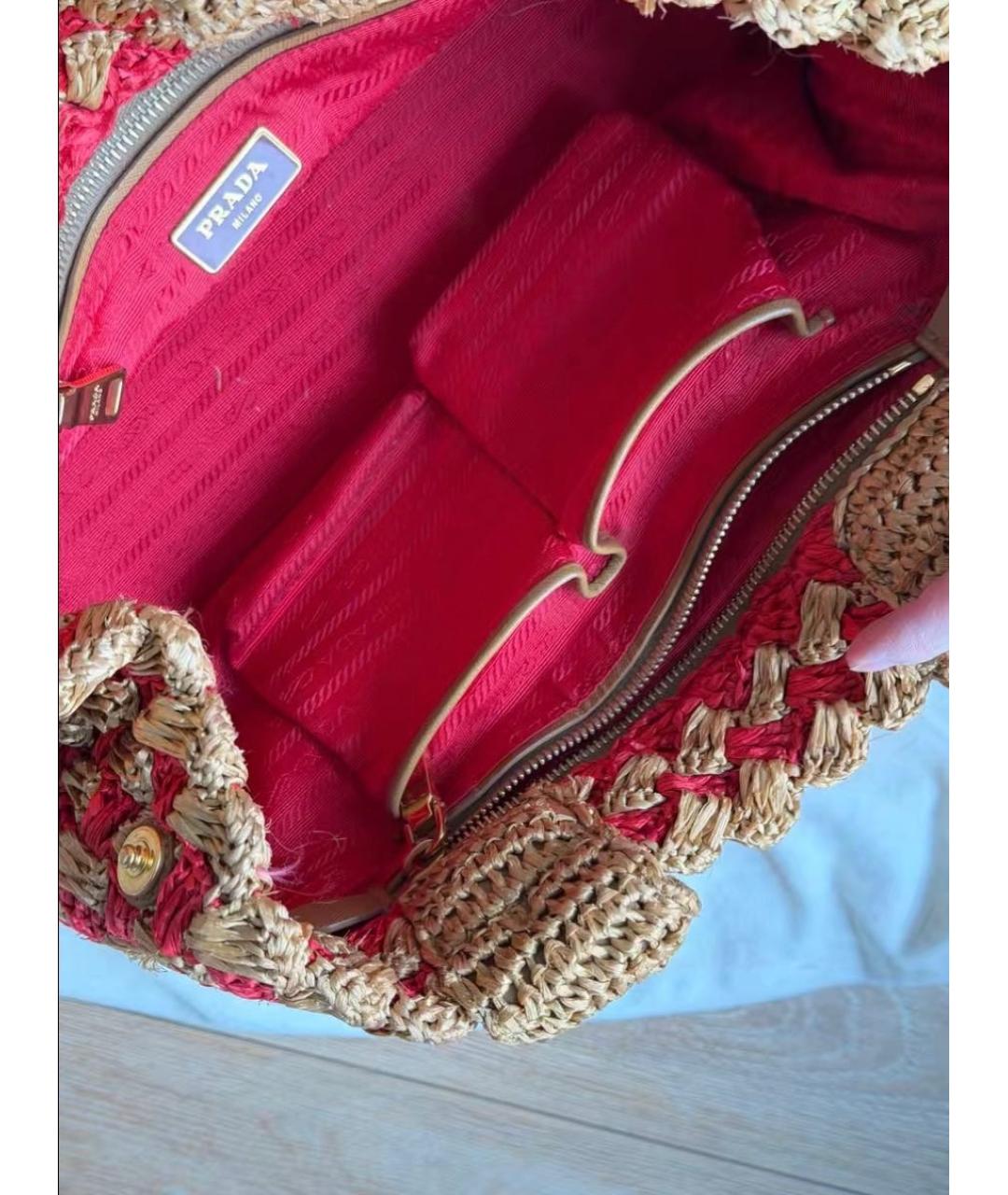 PRADA Бежевая сумка тоут, фото 8