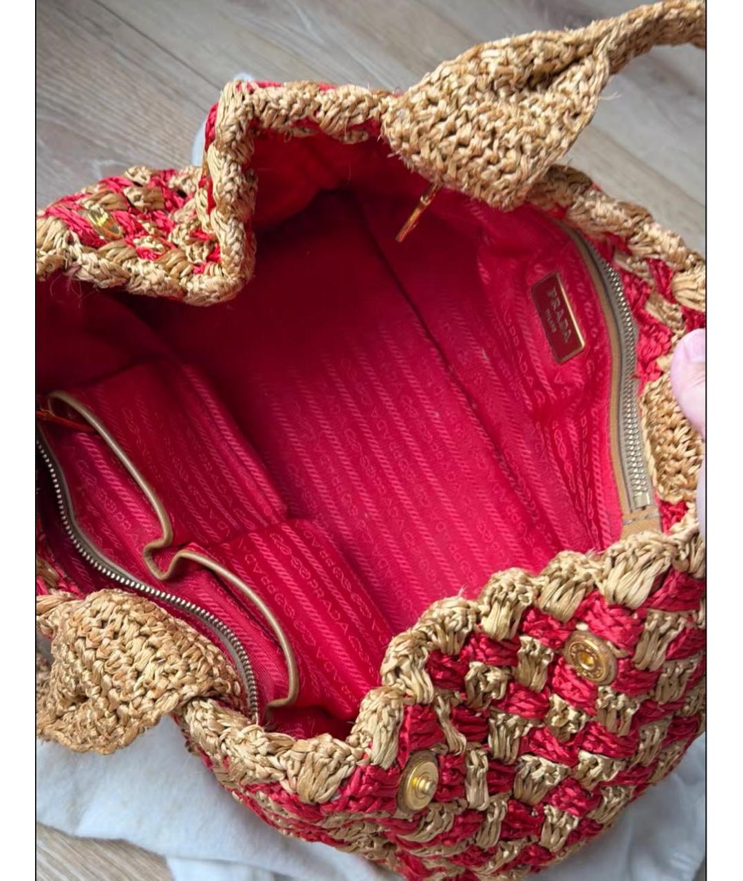 PRADA Бежевая сумка тоут, фото 4