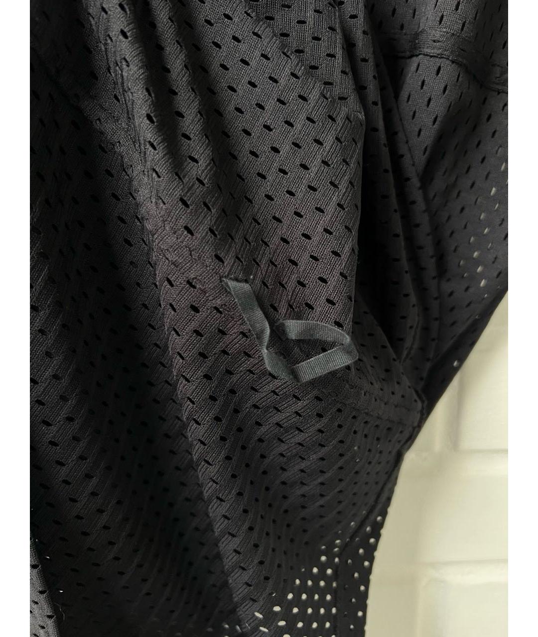 RICK OWENS Черная полиэстеровая майка, фото 7