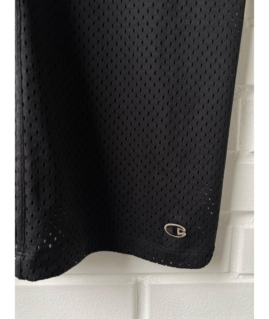 RICK OWENS Черная полиэстеровая майка, фото 6