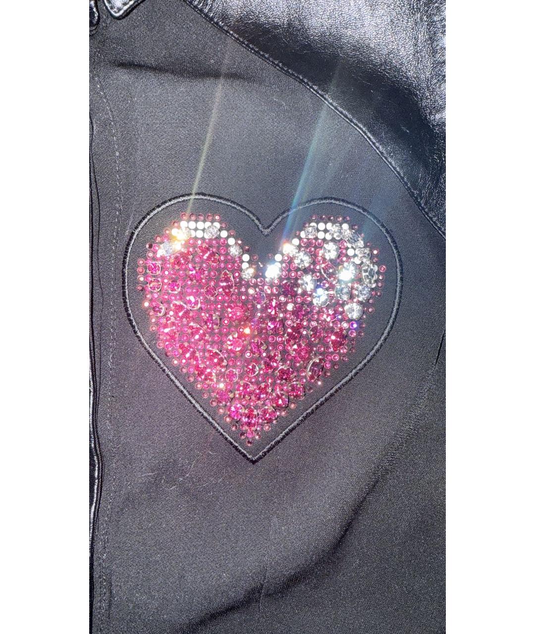 PHILIPP PLEIN Черная полиэстеровая блузы, фото 5