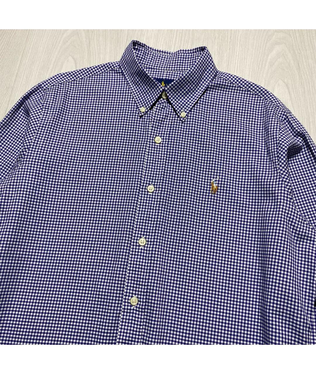 RALPH LAUREN Мульти хлопковая кэжуал рубашка, фото 3