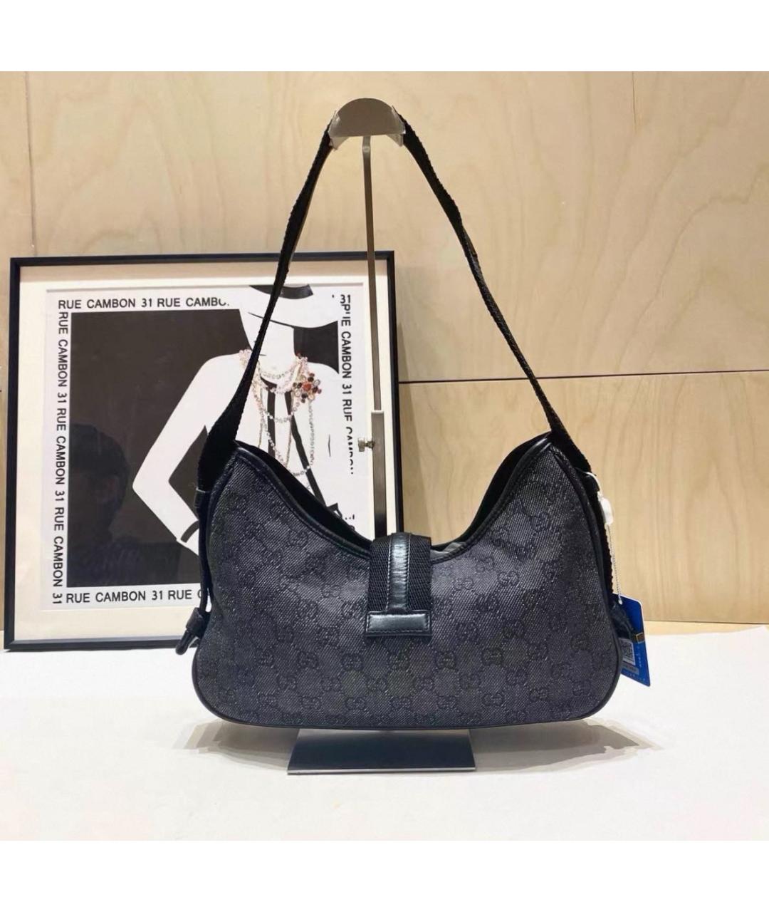 GUCCI Черная сумка с короткими ручками, фото 3