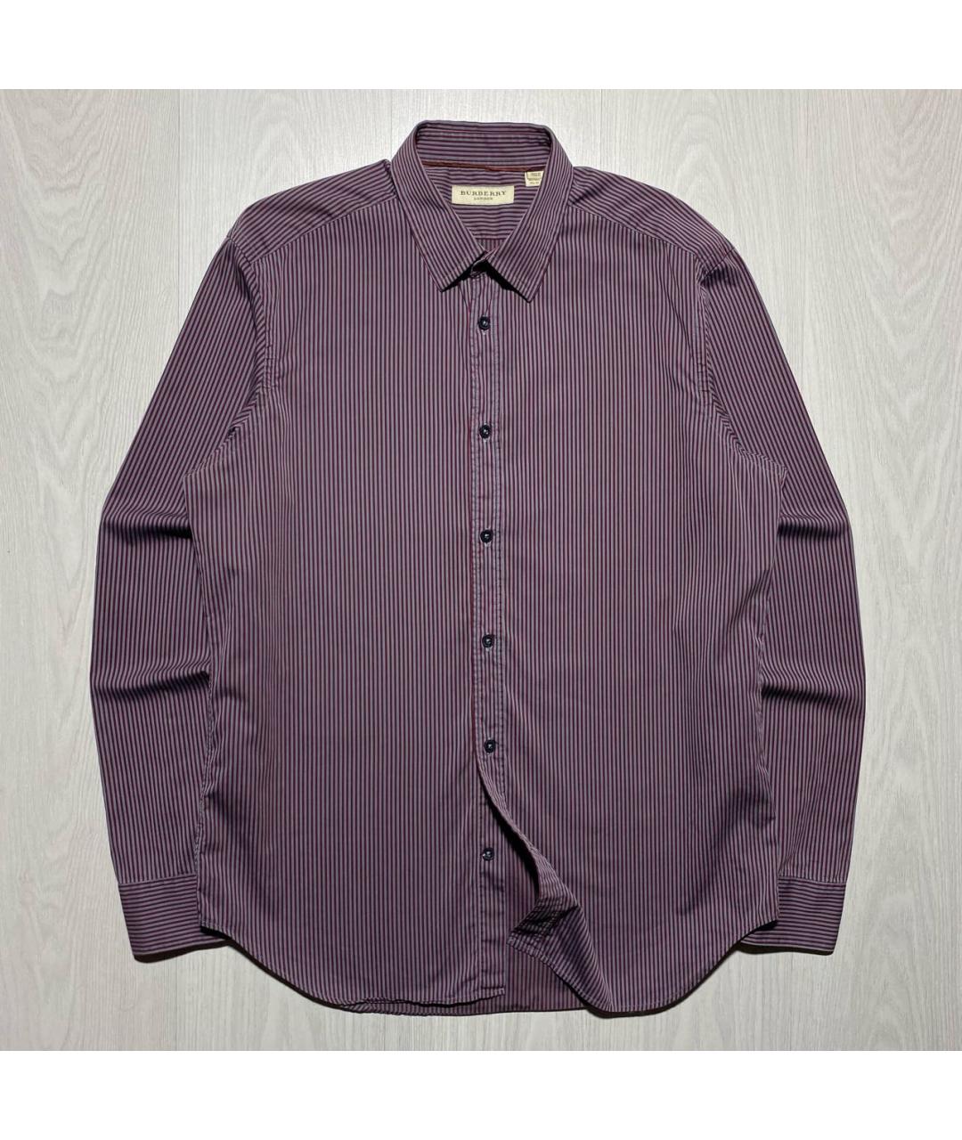 BURBERRY Мульти хлопковая кэжуал рубашка, фото 9