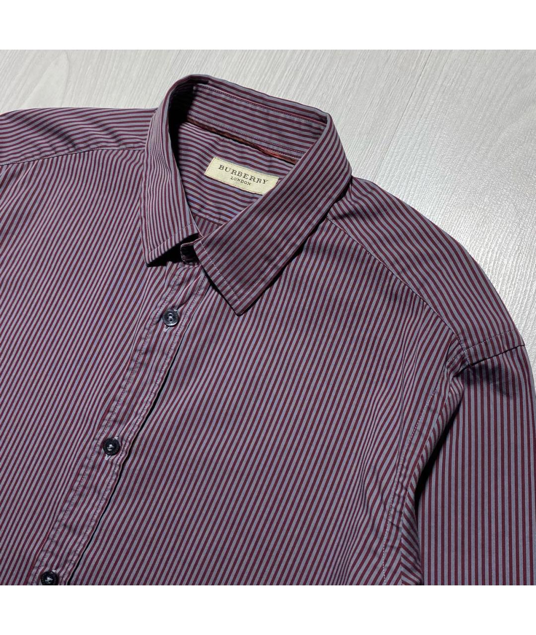 BURBERRY Мульти хлопковая кэжуал рубашка, фото 3