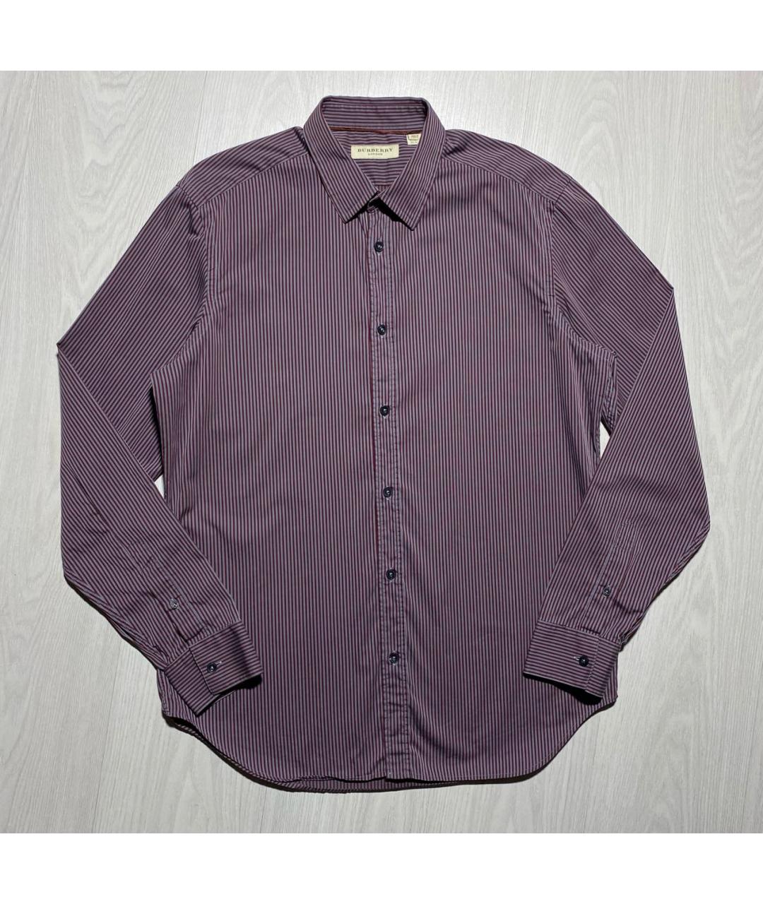 BURBERRY Мульти хлопковая кэжуал рубашка, фото 5