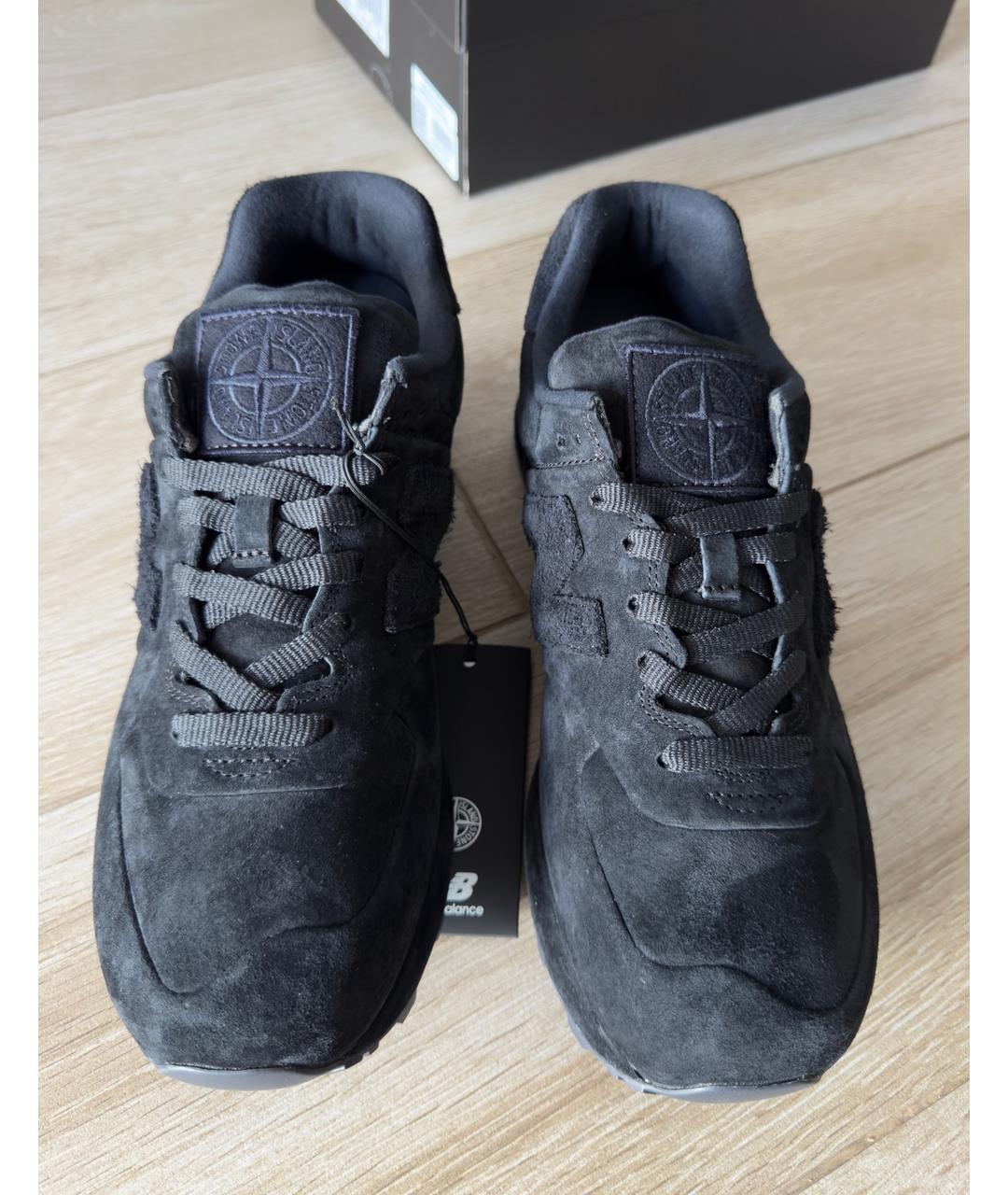 NEW BALANCE Синие замшевые низкие кроссовки / кеды, фото 4