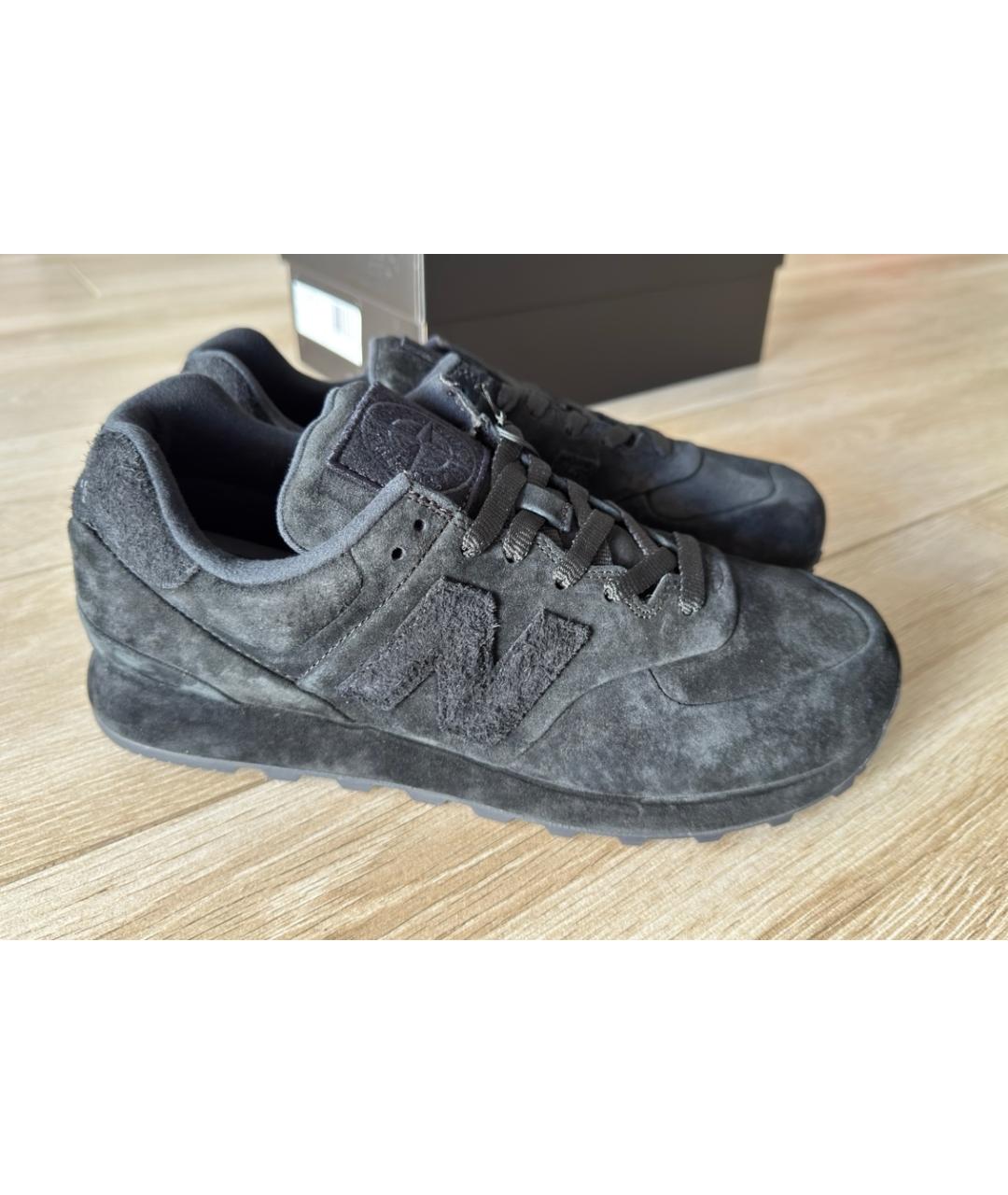 NEW BALANCE Синие замшевые низкие кроссовки / кеды, фото 8