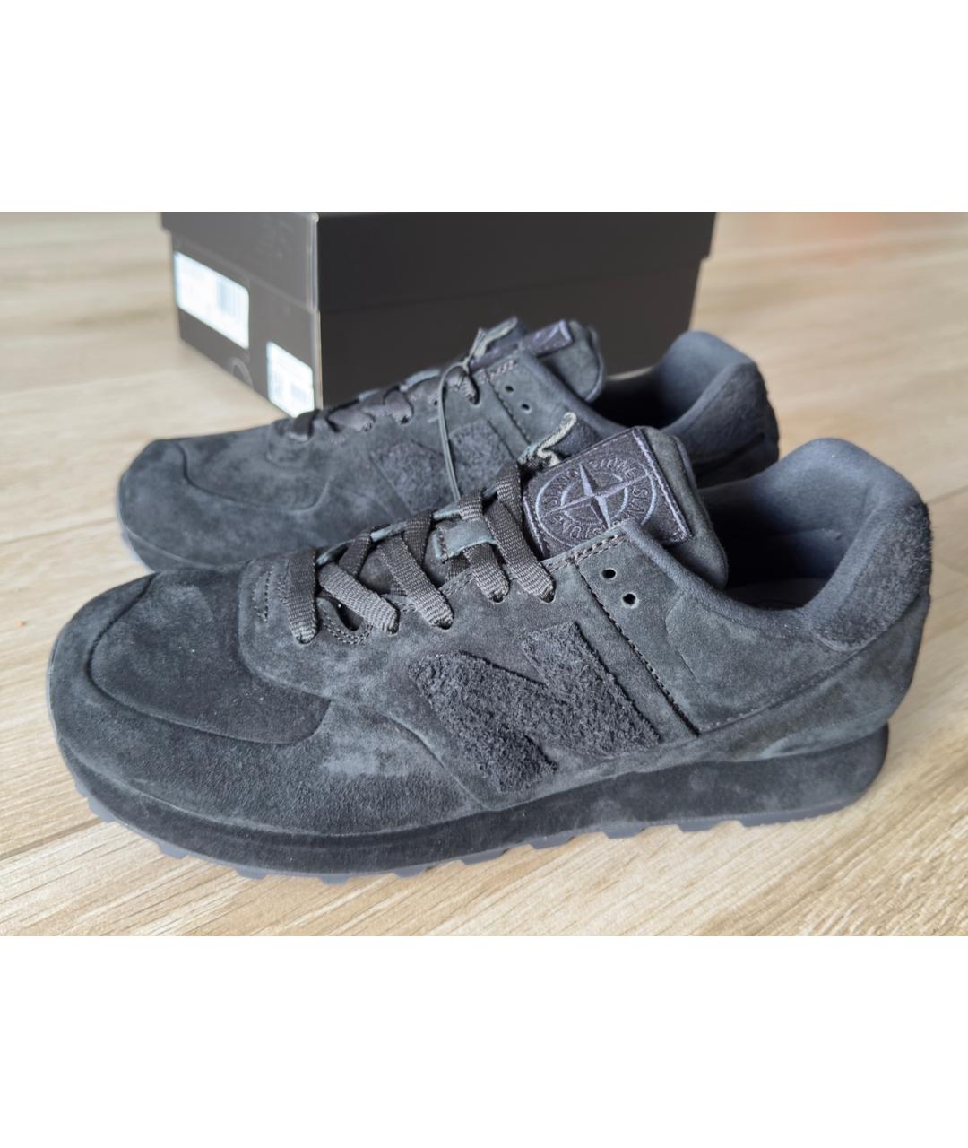 NEW BALANCE Синие замшевые низкие кроссовки / кеды, фото 3