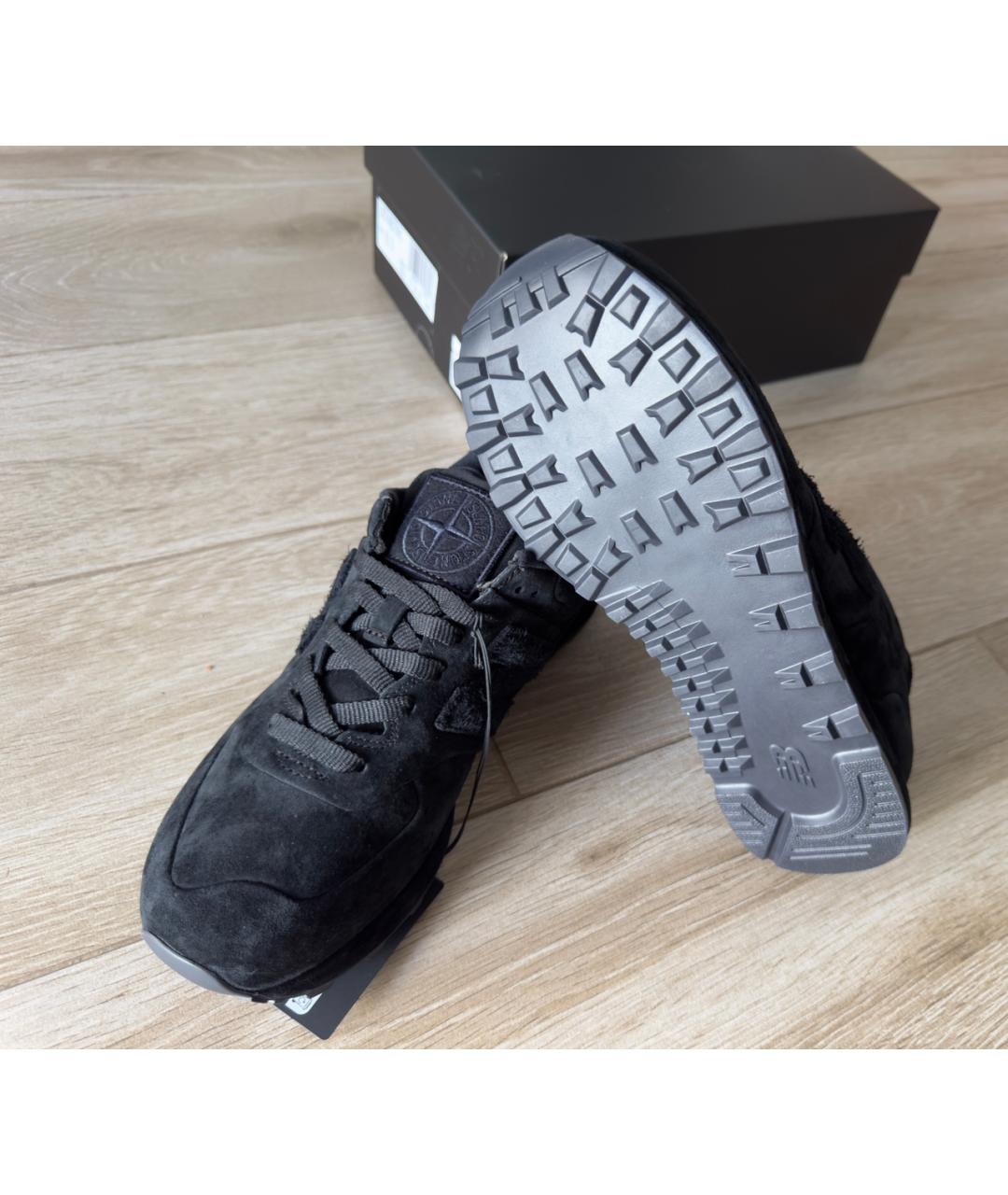 NEW BALANCE Синие замшевые низкие кроссовки / кеды, фото 7