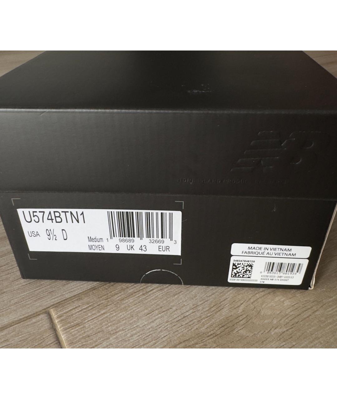 NEW BALANCE Синие замшевые низкие кроссовки / кеды, фото 6