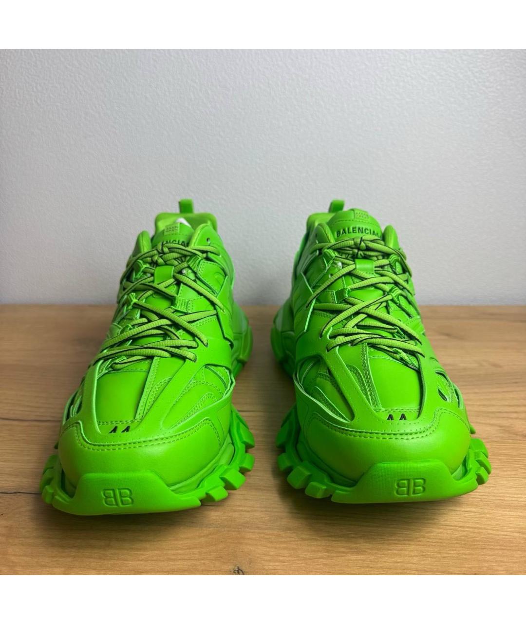 BALENCIAGA Зеленые низкие кроссовки / кеды, фото 5