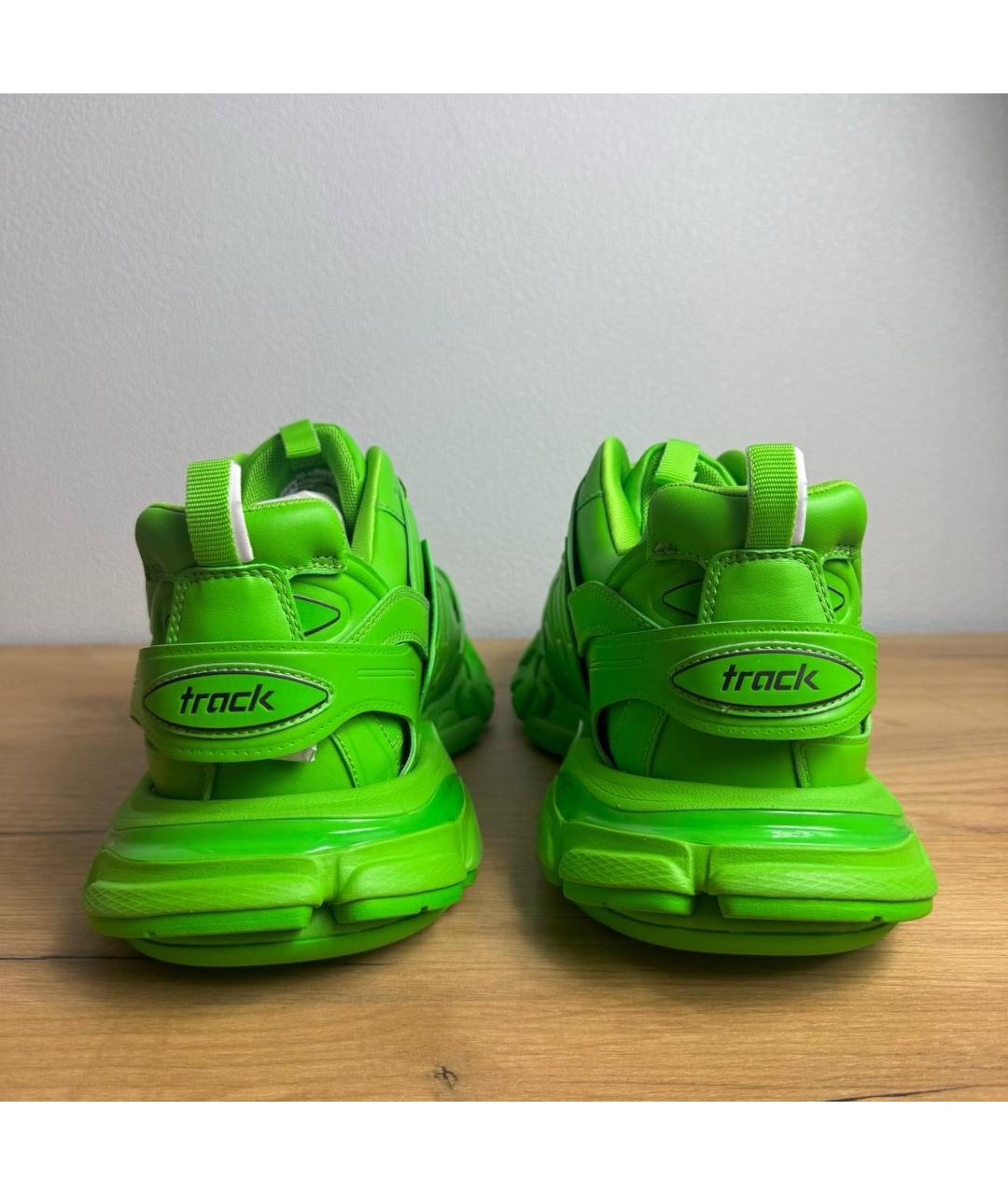 BALENCIAGA Зеленые низкие кроссовки / кеды, фото 4