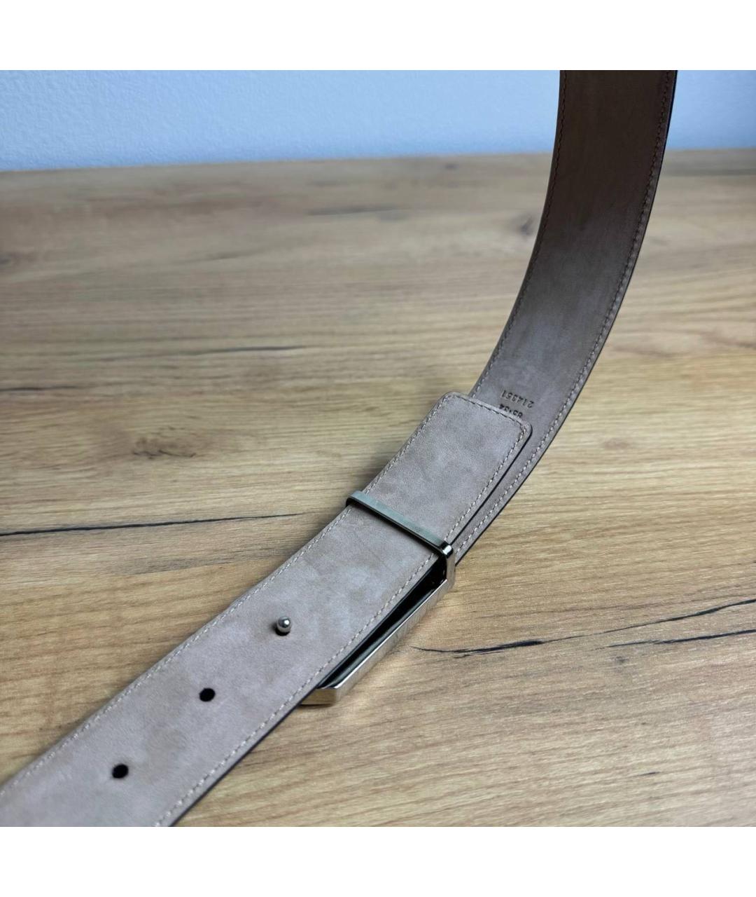 GUCCI Черный кожаный ремень, фото 6