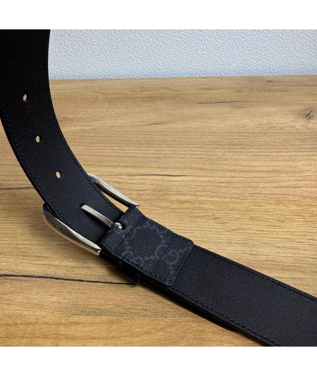 GUCCI Черный ремень, фото 4