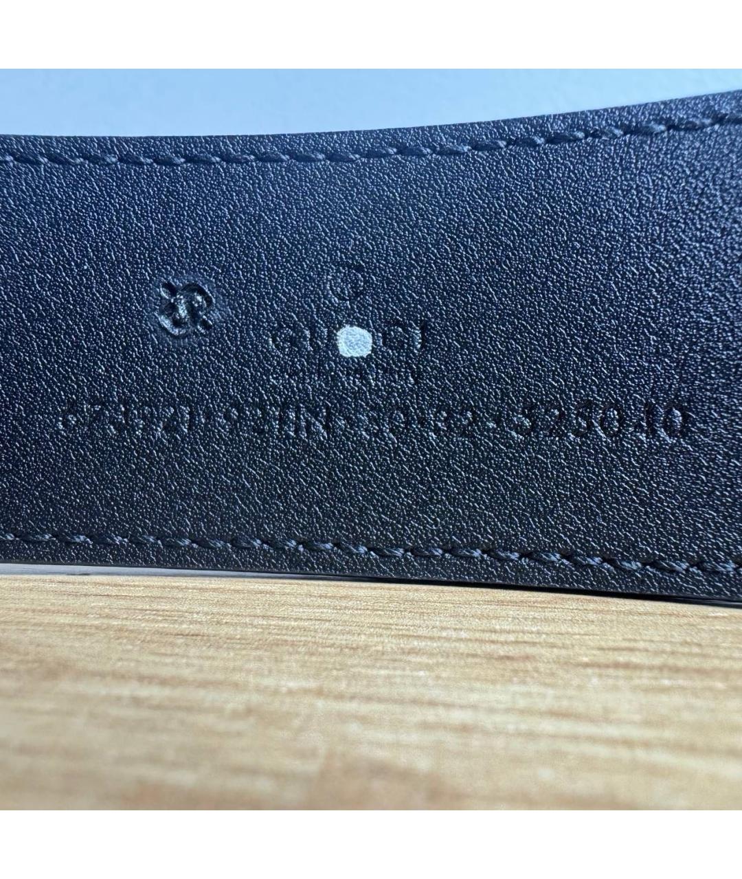 GUCCI Черный ремень, фото 3