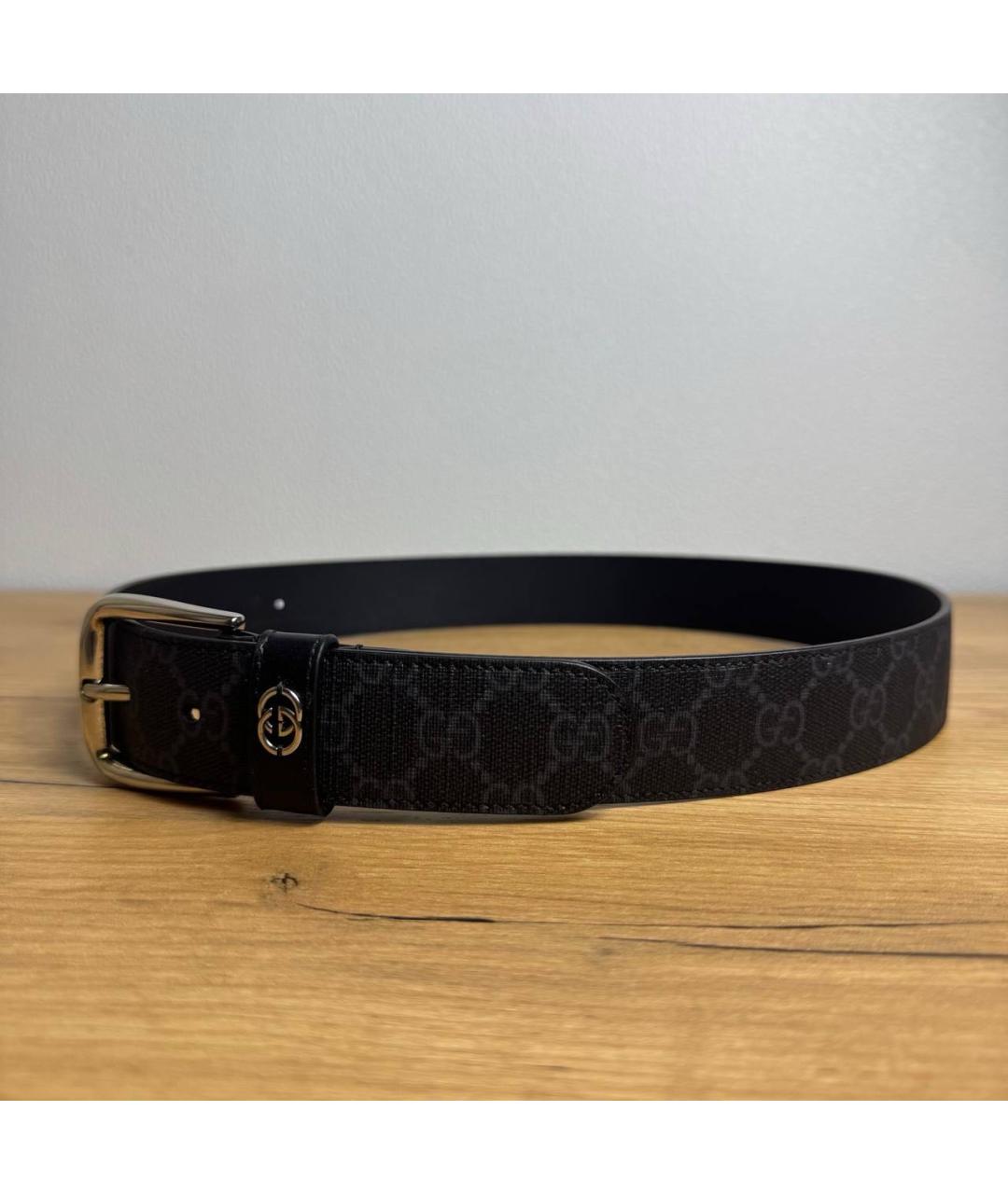 GUCCI Черный ремень, фото 5