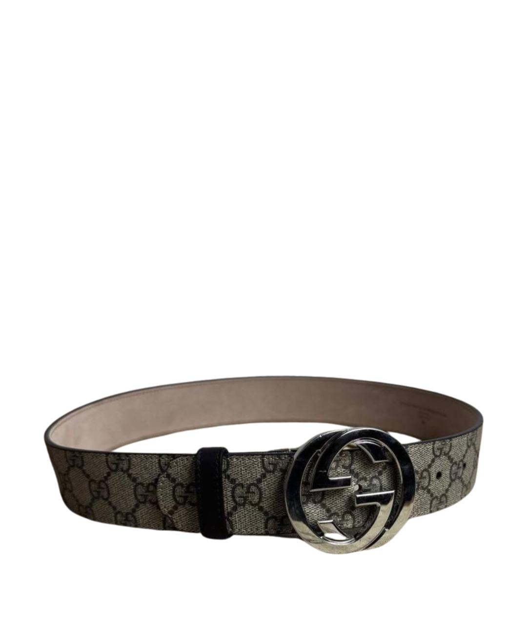 GUCCI Бежевый ремень, фото 1