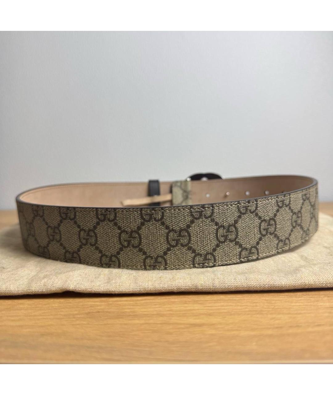 GUCCI Бежевый ремень, фото 4