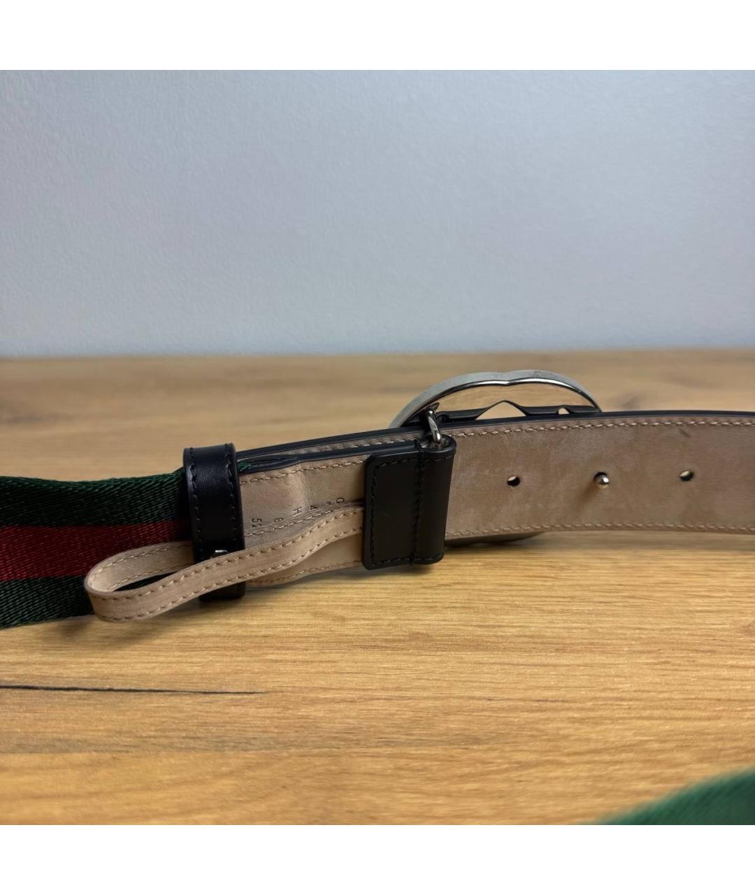 GUCCI Черный ремень, фото 3