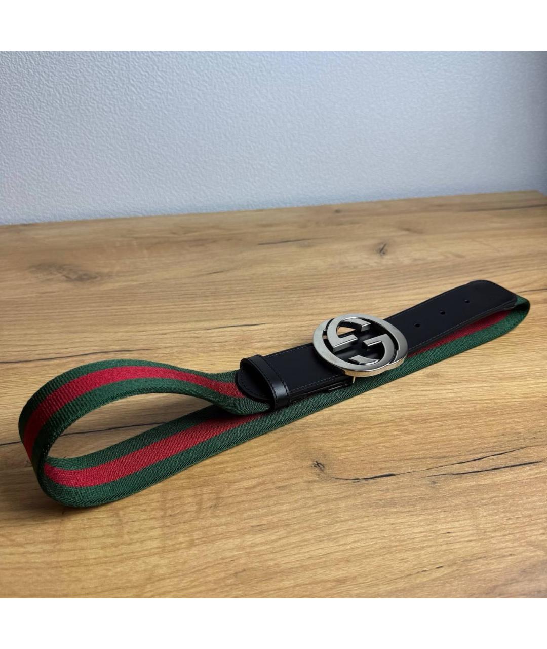 GUCCI Черный ремень, фото 6