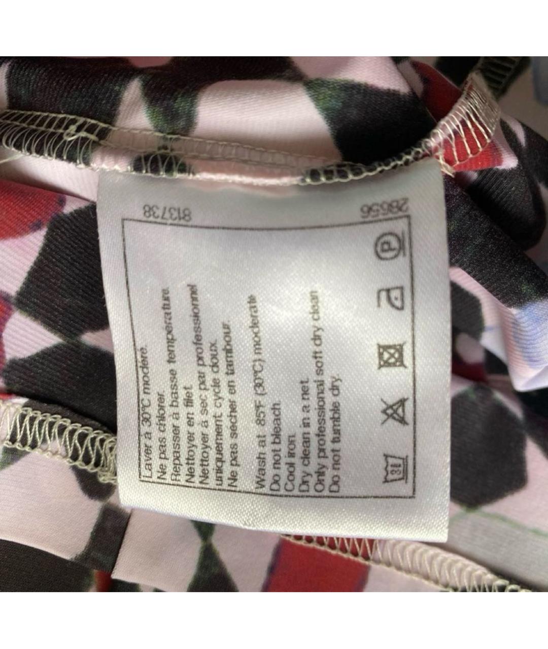 CHANEL Мульти полиэстеровая футболка, фото 5