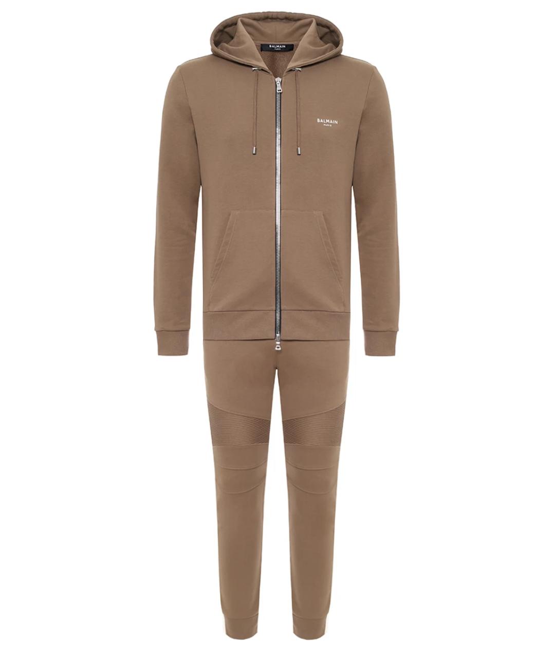 BALMAIN Коричневый повседневный костюм, фото 1