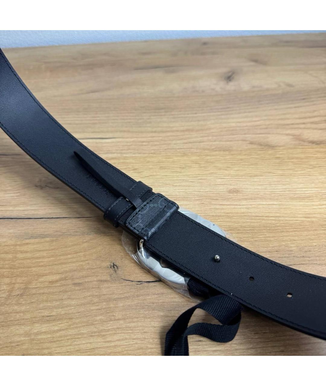 GUCCI Черный ремень, фото 4