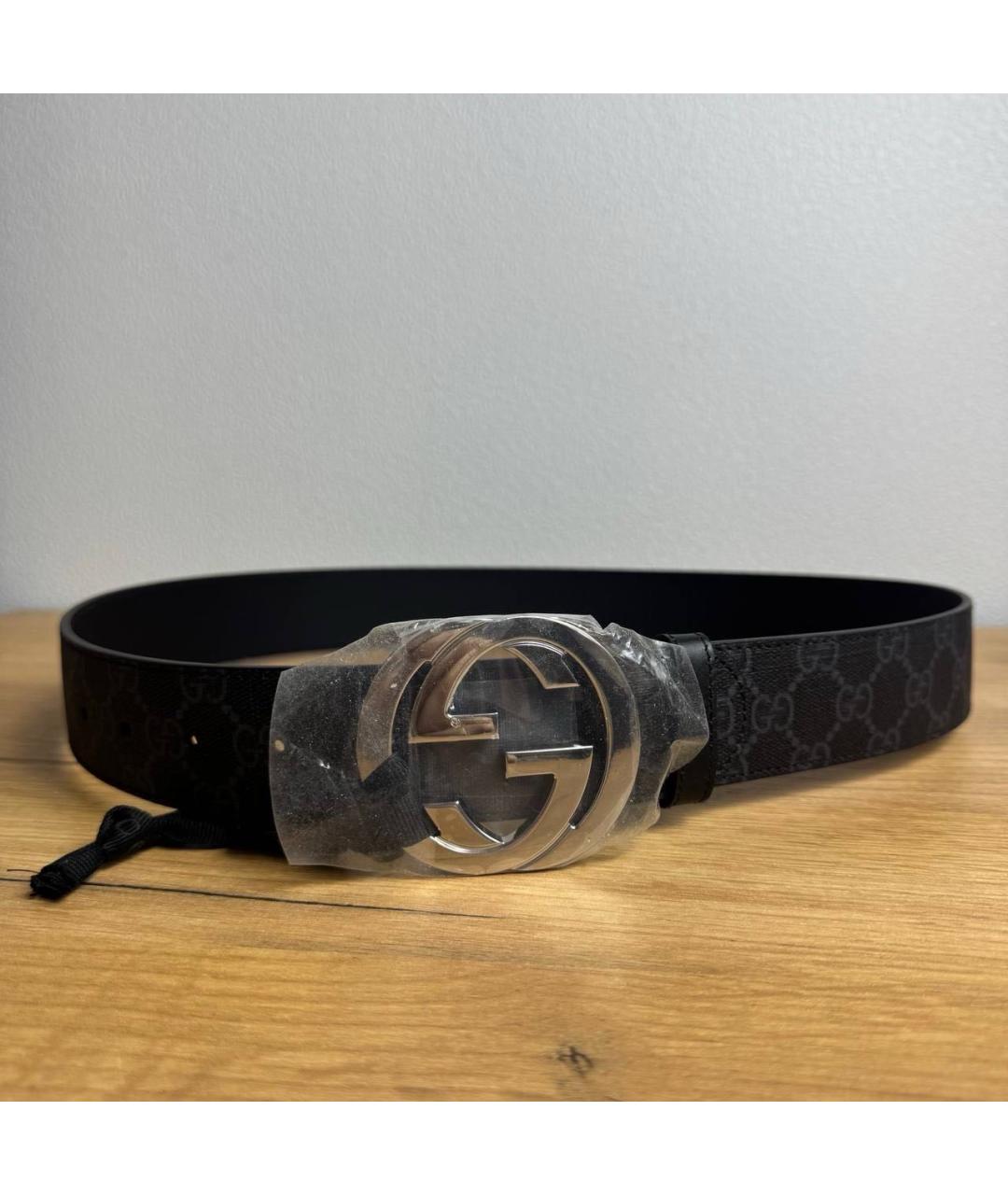 GUCCI Черный ремень, фото 8