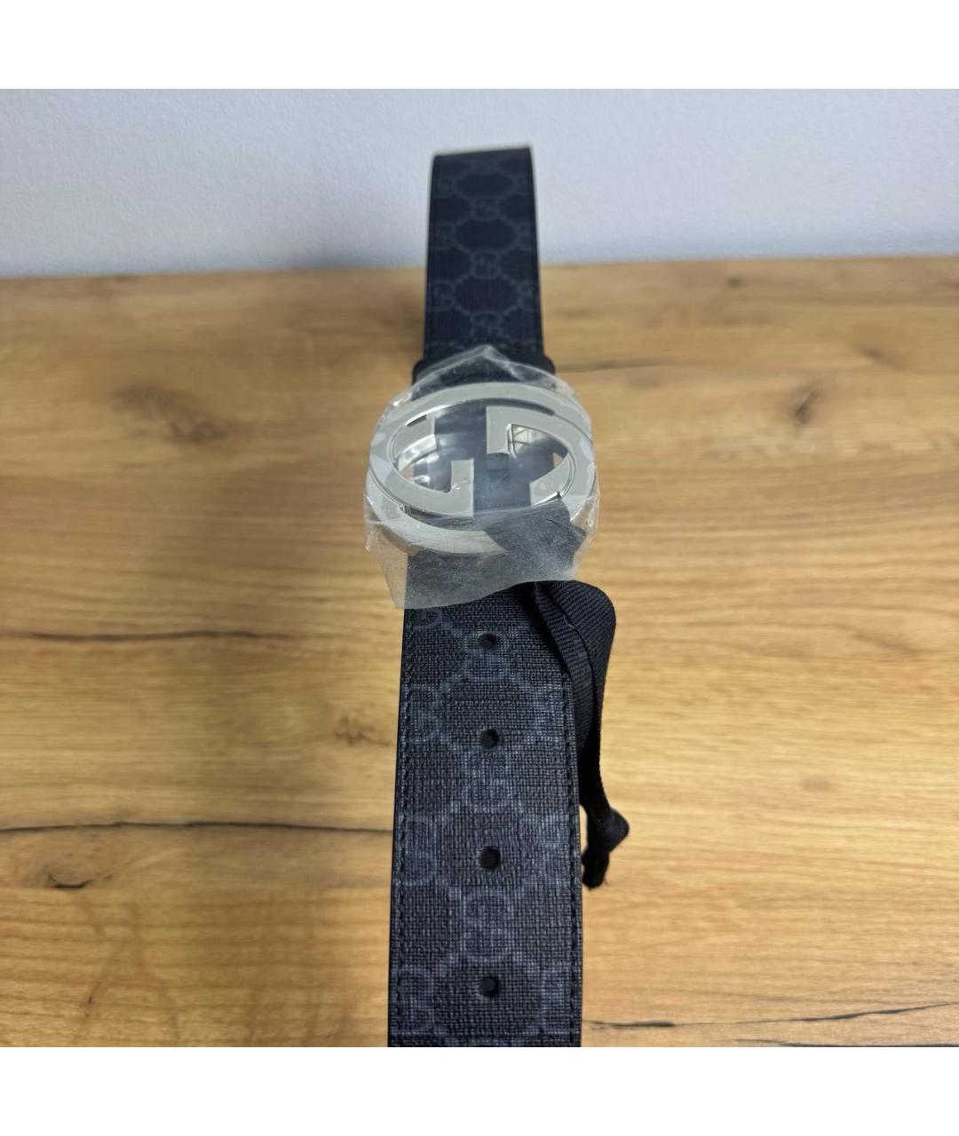 GUCCI Черный ремень, фото 7