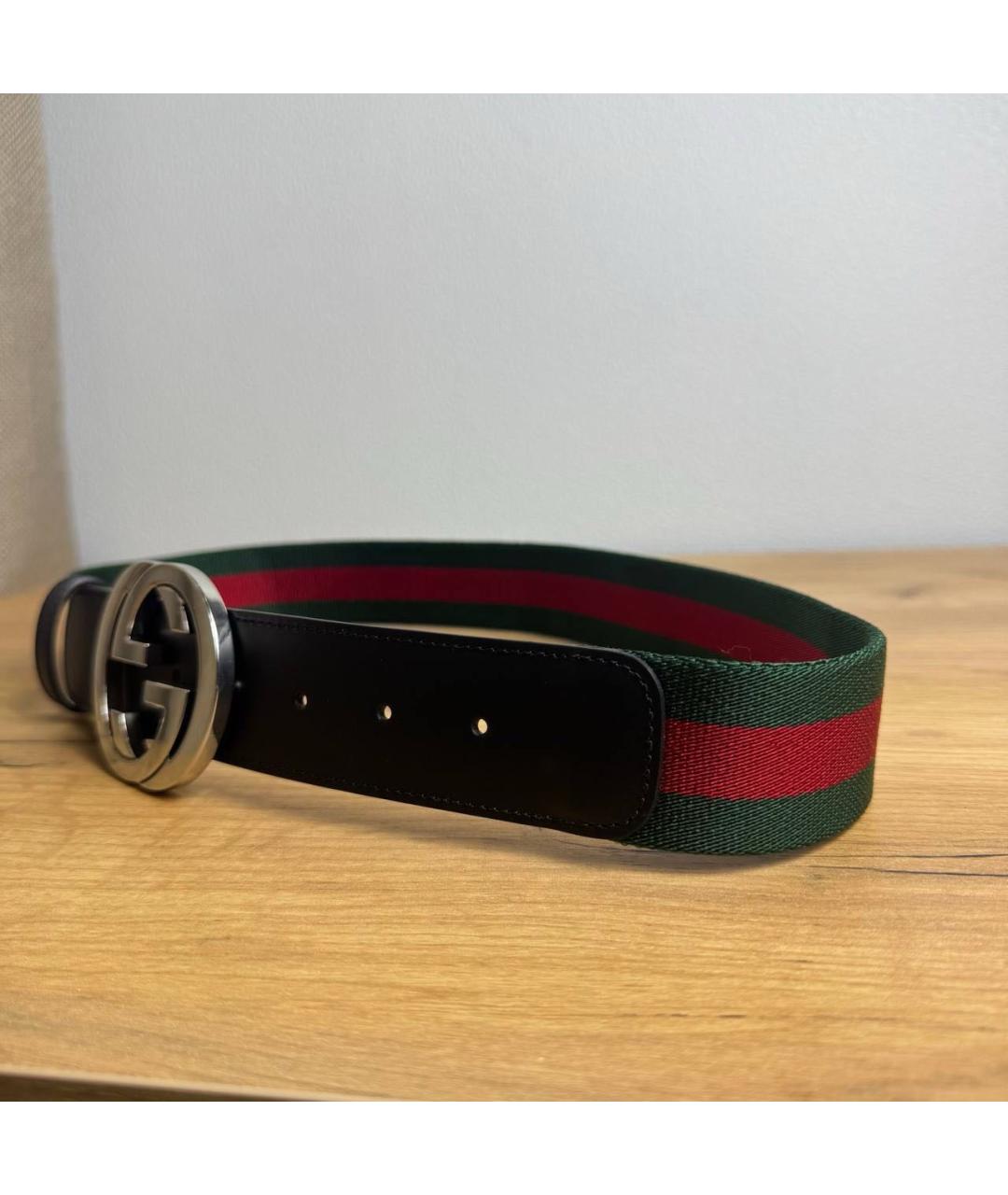 GUCCI Черный ремень, фото 5