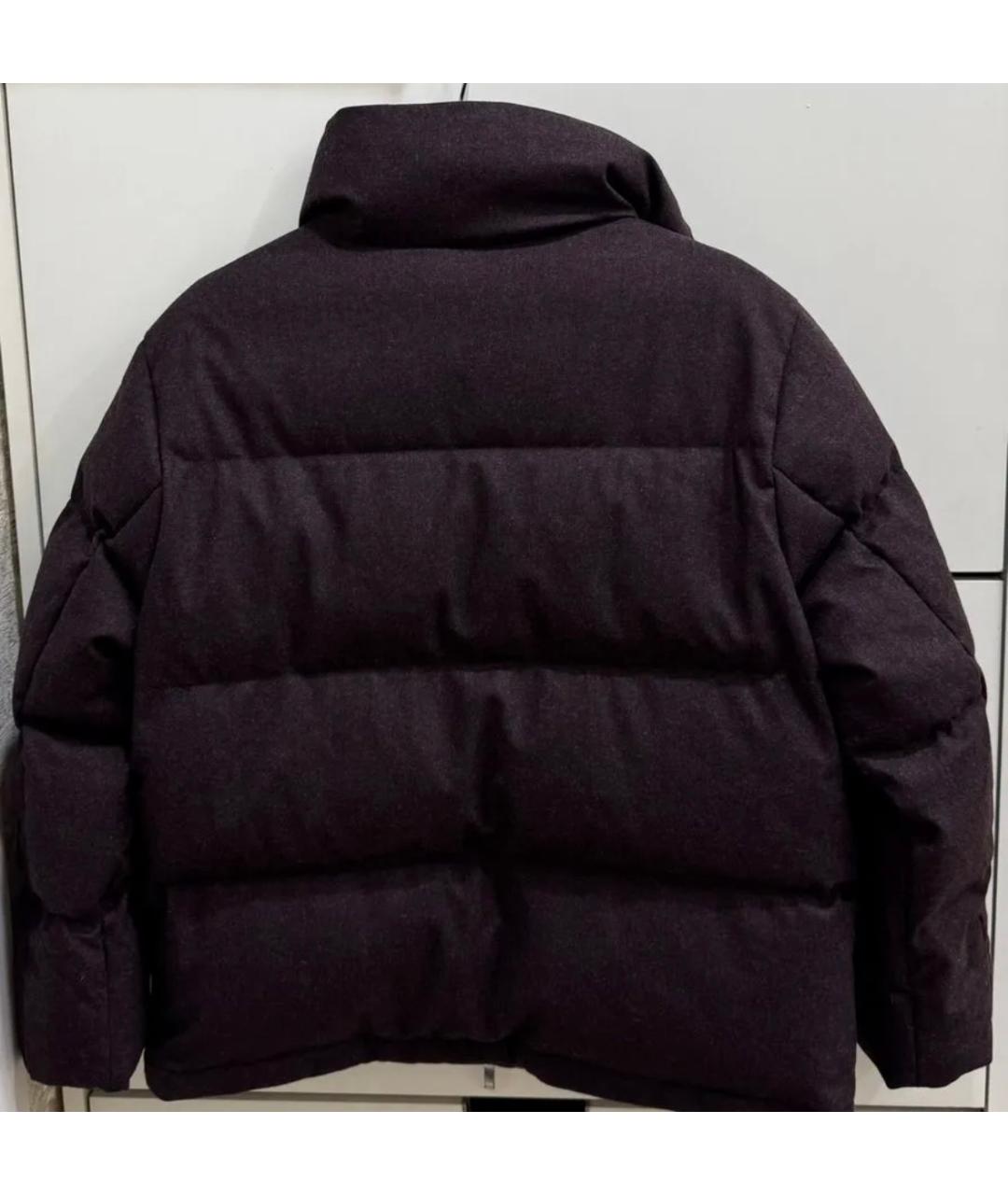 12 STOREEZ Бордовый шерстяной пуховик, фото 8