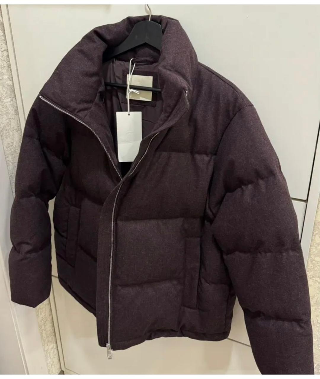 12 STOREEZ Бордовый шерстяной пуховик, фото 6