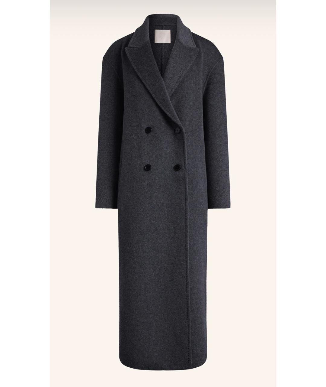 12 STOREEZ Серое шерстяное пальто, фото 7