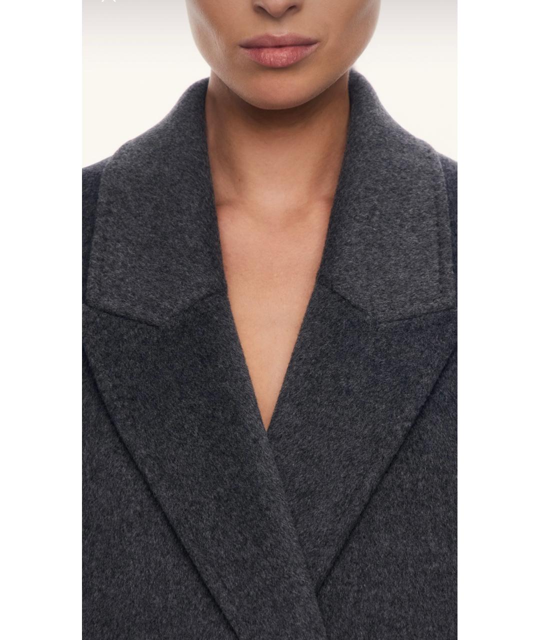 12 STOREEZ Серое шерстяное пальто, фото 4